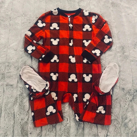 Minnie Mouse Buffalo Plaid Pajamas - Picture 1 of 4